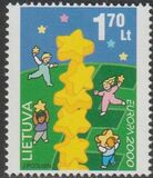 [EUROPA Stamp - Tower of 6 Stars, type NO]