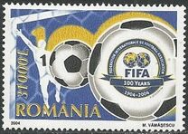 [The 100th Anniversary of the International Football Association - FIFA, type IIJ]
