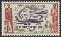 [Airmail - "Air Afrique" Airline, タイプ V]