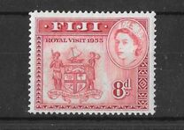 [Royal Visit - Issue of 1938 but with Portrait of Queen Elizabeth II and Overprinted "ROYAL VISIT 1953", тып AK]