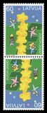 [EUROPA Stamp - Tower of 6 Stars, type KC]