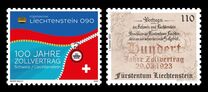 [The 100th Anniversary of the Customs Treaty - Joint Issue with Switzerland, type CEO]