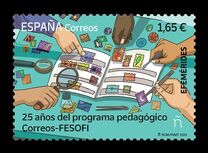 [The 25th Anniversary of Cooperation with the Spanish Philatelic Cooperation, type HOC]