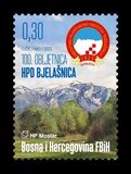 [The 100th Anniversary of the Croatian Mountaineering Society "Bjelasnica 1923" - Sarajevo, type WN]