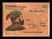[Toribio Asensio de Salazar - Discovers of Oceania, type HRL]