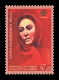 [The 100th Anniversary of the Birth of Baken Kydykeyeva, 1923-1993, typ AVL]