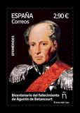 [The 200th Anniversary of the Death of Agustin de Betancourt, 1758-1824, type HQX]