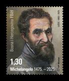 [The 550th Anniversary of the Birth of Micheangelo Buonarroti, 1475-1564, type XU]