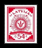 [The 100th Anniversary of the State of Latvia, Tip A43]