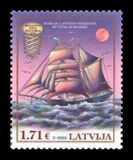 [19th Century Historical Ships - Brigantine Anna Victoria 1878, نوع AJT]