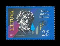 [The 100th Anniversary of the Birth of Juozas Miltinis, type VU]