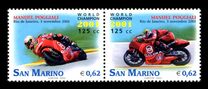 [Manuel Poggiali World Champion - Motorcycle Race 125cc Class, Rio de Janeiro 2001, type BKX]