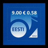 [Post Horn - Self Adhesive Stamp, type QE4]