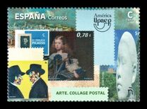 [America UPAEP Issue - Art - Collage, տեսակ HKV]