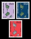 [Definitives - Map of St. Pierre et Miquelon, タイプ AIM]