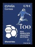 [The 100th Anniversary of the Royal Aragonese Football Federation, type HLP]