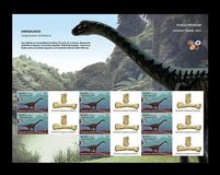 [National Exhibition of Youth Philately "JUVENIA" - Teruel - Dinosaurs, type HMO]