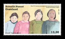 [The 75th Anniversary of Women's Sufferage in Greenland, type ACS]