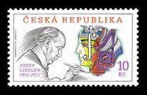 [The Tradition of Czech Stamp Production - The 100th Anniversary of the Birth of Josef Liesler, 1912-2005, type ZW]
