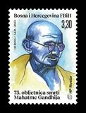 [The 75th Anniversary of the Assassination of Mahatma Gandhi, 1869-1948, τύπος WE]