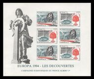 [EUROPA Stamps - Great Discoveries made by Prince Albert I, type CGD]