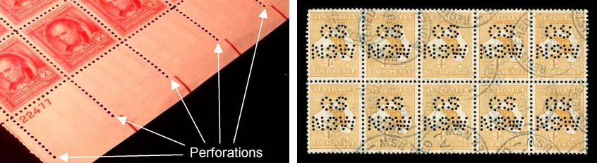 perforated stamp perforated stamp