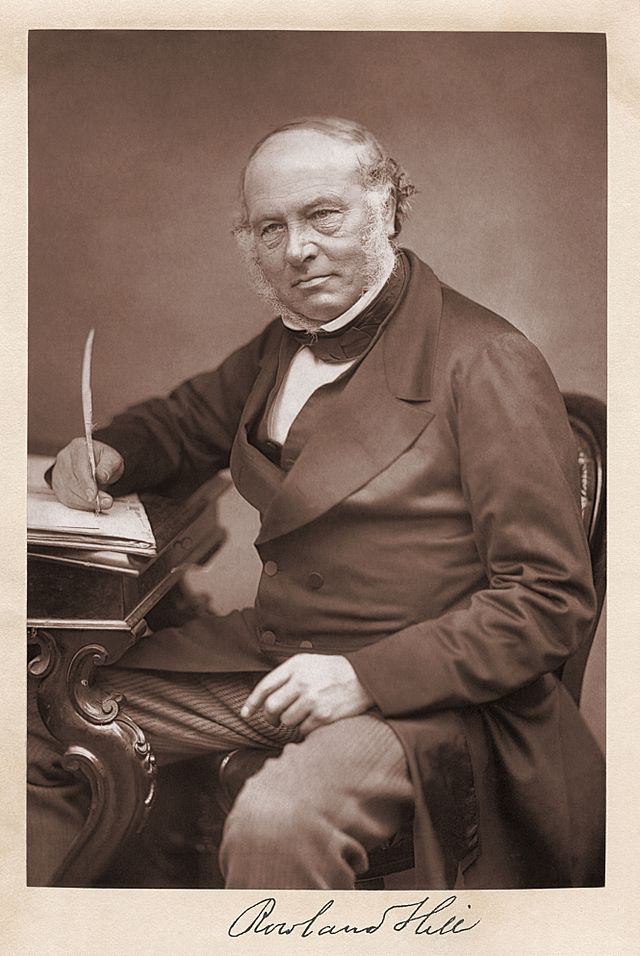 Postage Stamps History - Sir Rowland Hill